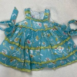 Marmellata ruffled Sun dress size 6/9 months